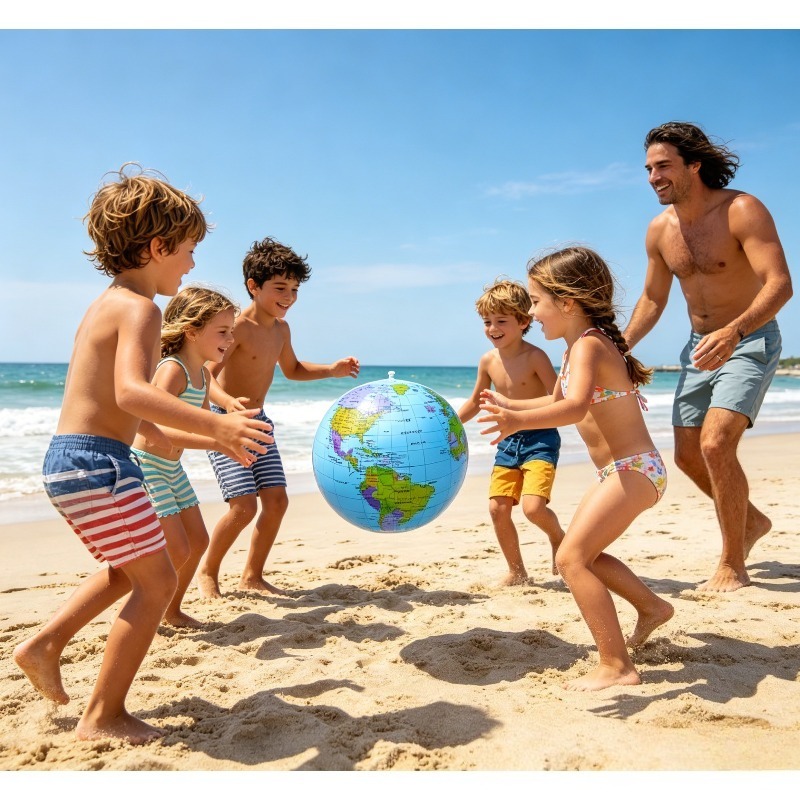 Educational Globe For Kids - Ballon de plage gonflable de 30
