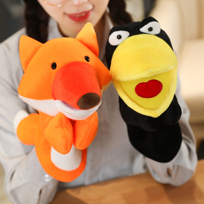 Kids Education Story - Marionnette à main en peluche pour