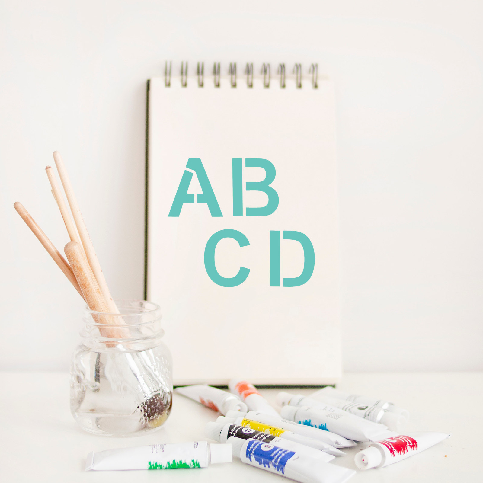 Kids Education Template - 1 ensemble de pochoirs de dessin