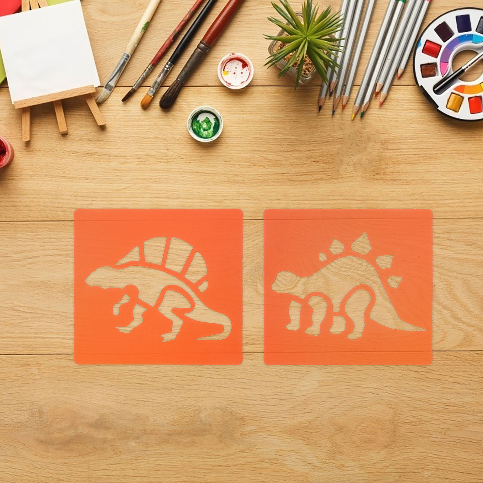 Kids Education Template - Lot de 12 pochoirs de dessin