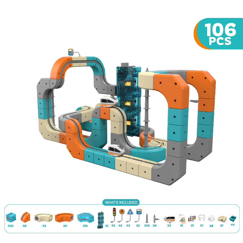 Kids Education Level - Jouet de train magique à blocs
