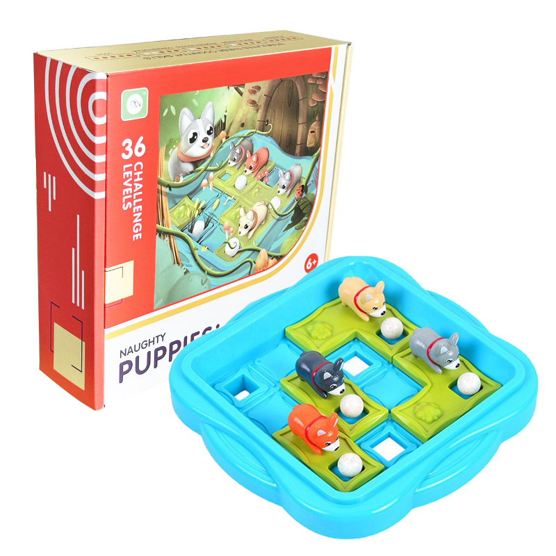 Kids Education Board - Jeu de société pour chiots coquins,
