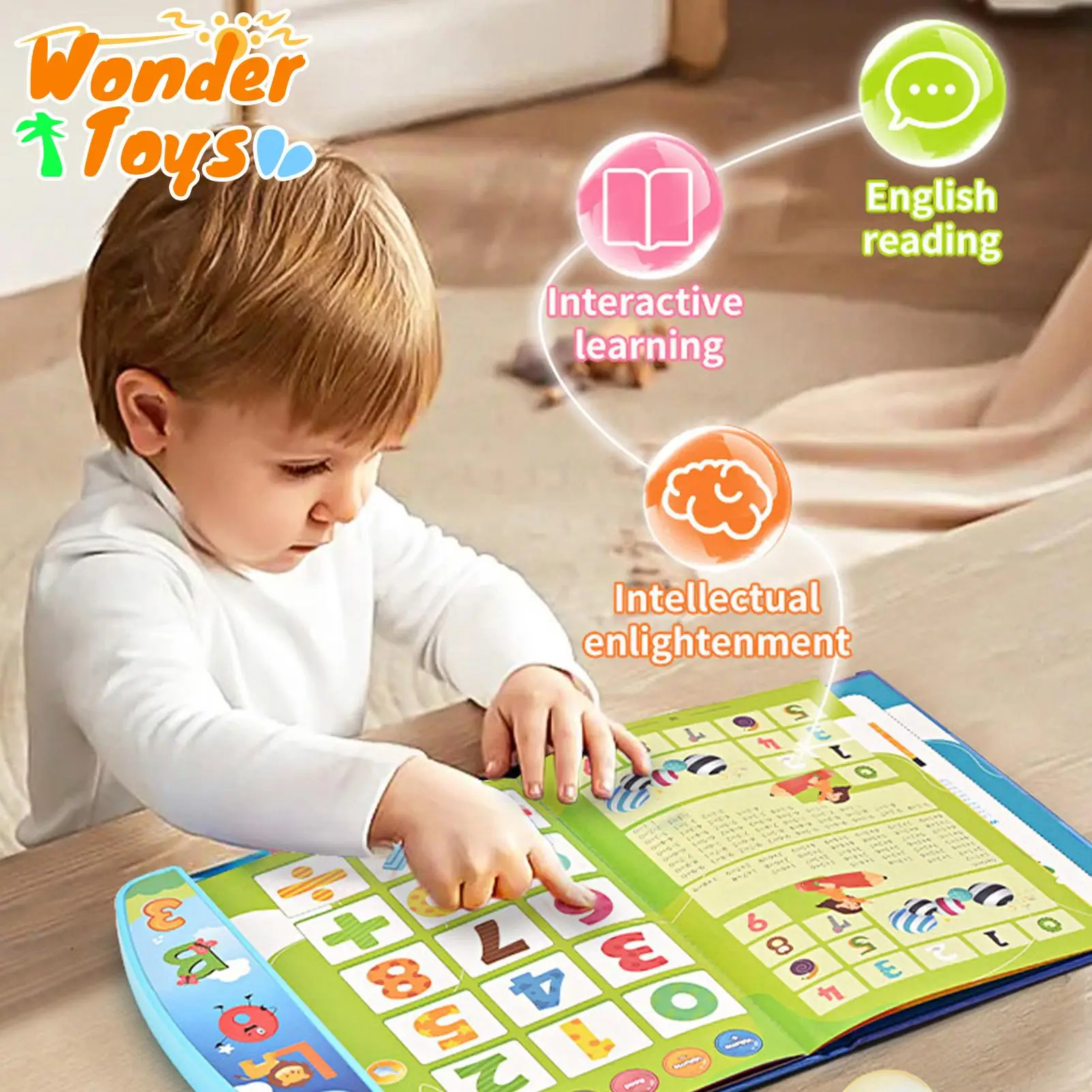 Kids Education Story - Livre électronique d'apprentissage précoce pour tout-petits,