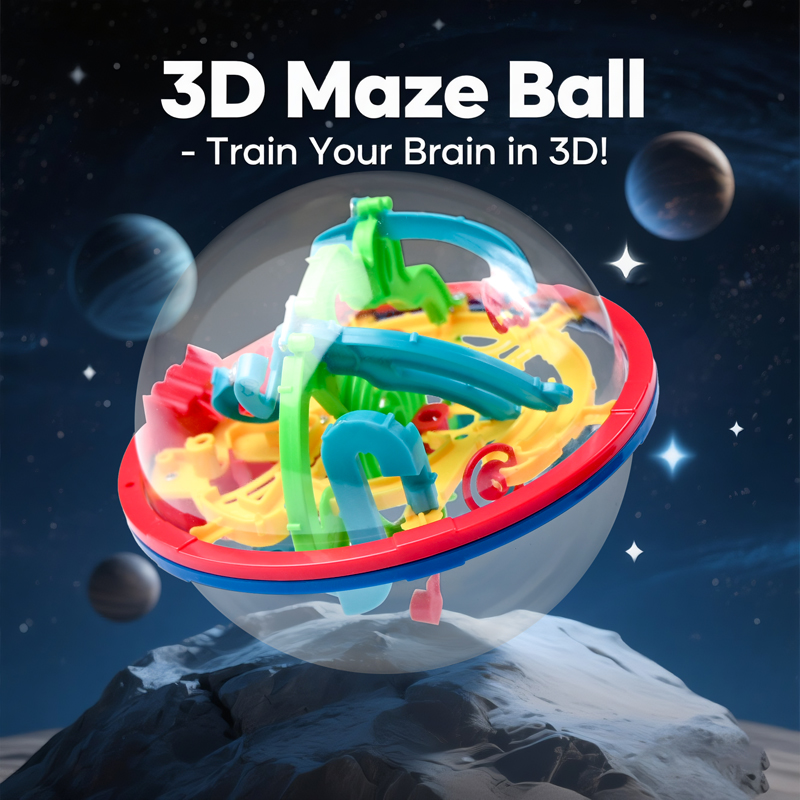 Educational Globe For Kids - Boule magique 3D labyrinthe casse-tête Puzzle