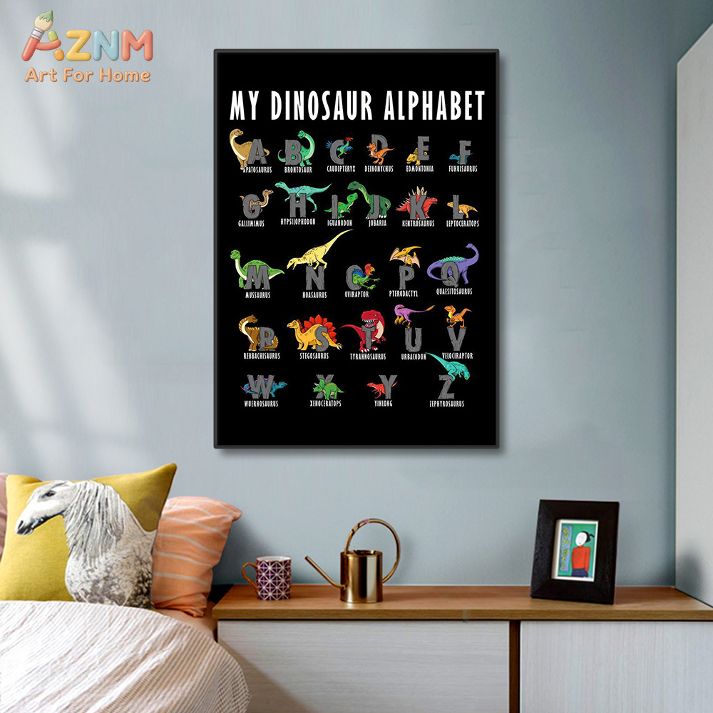 Kids Education Background - AZNM – impression sur toile de