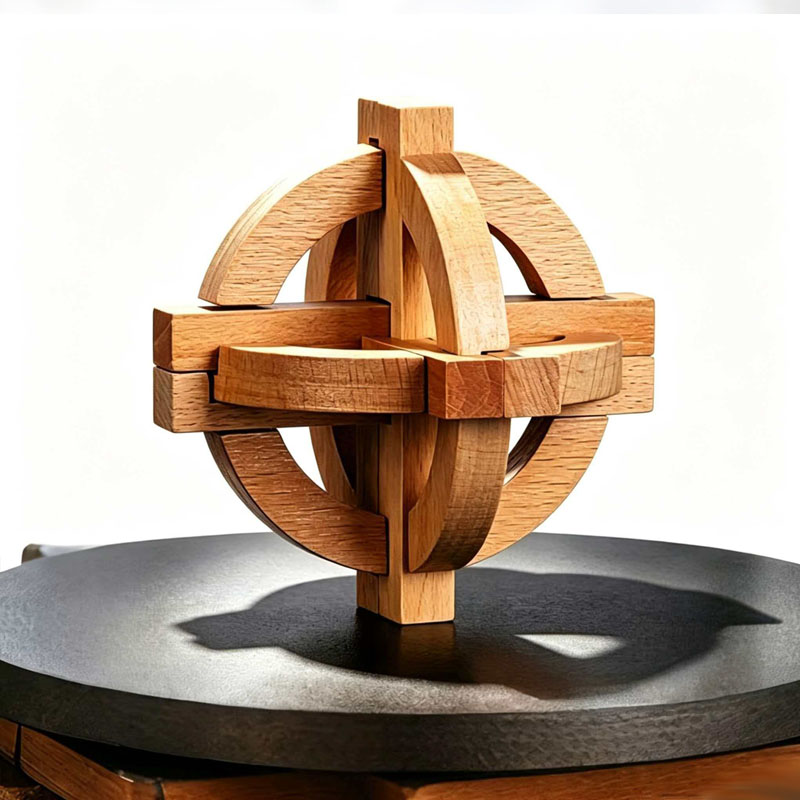 Educational Globe For Kids - Casse-tête en bois classique en forme