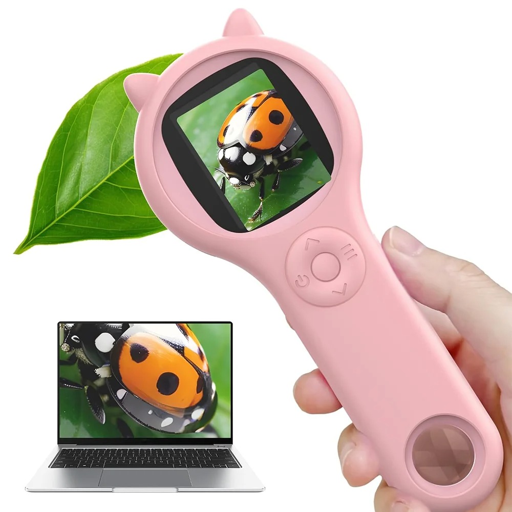 Kids Definition Of Education - Microscope numérique grossissant portatif pour enfants,