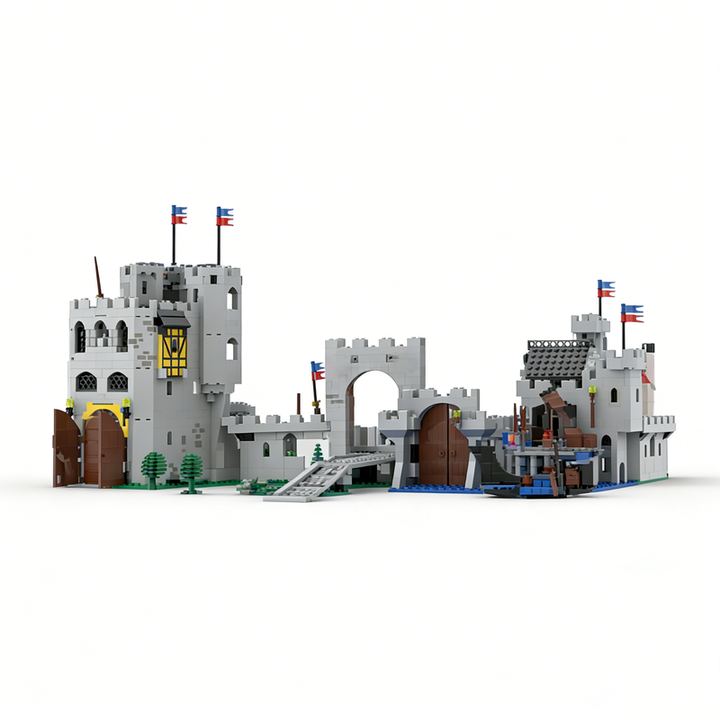 Kingdom Kids Education - 1534 pièces MOC Château Classique Modèle
