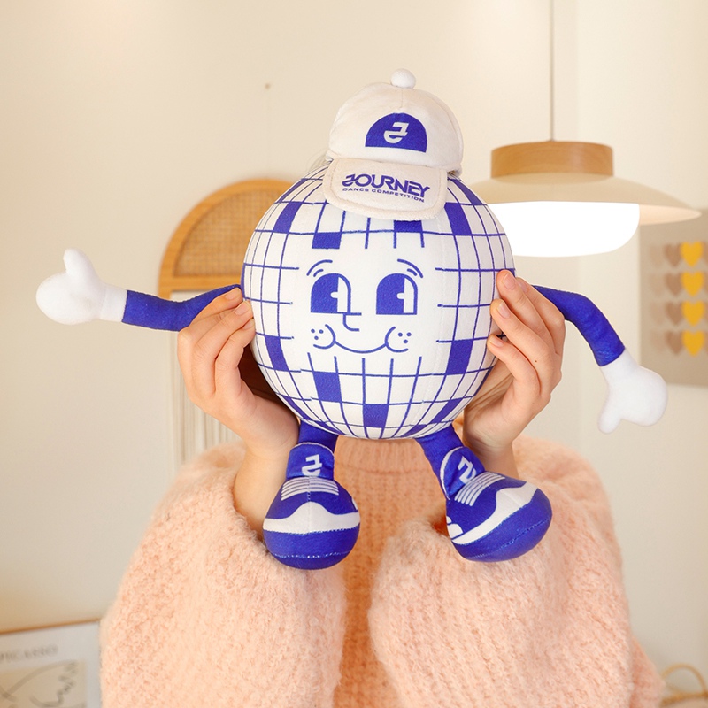 Educational Globe For Kids - Jouet Globe en Peluche pour Enfant,
