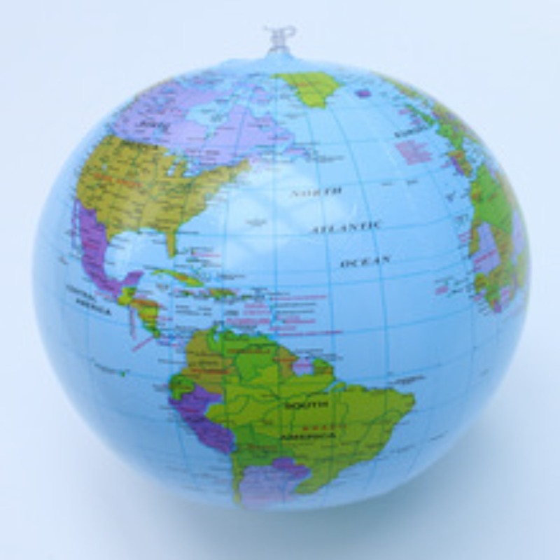 Educational Globe For Kids - Globe terrestre gonflable facile à lire,