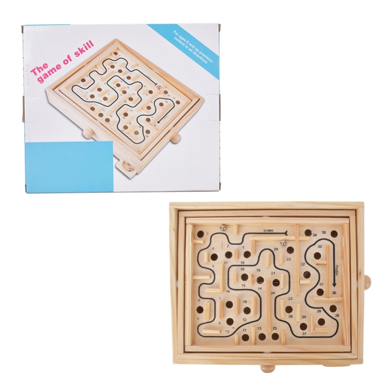 Kids Education Board - Labyrinthe éducatif en bois pour enfant