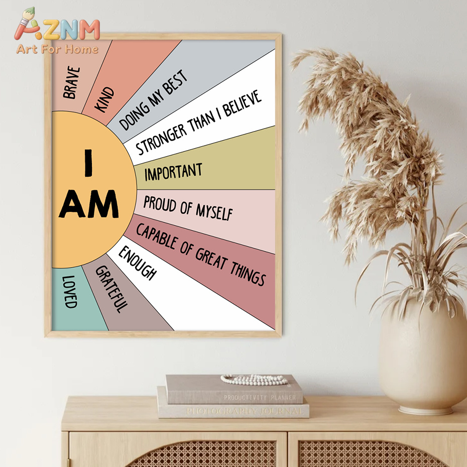 1 pièce - Affiche éducative co - Kids Education Quote avis et prix
