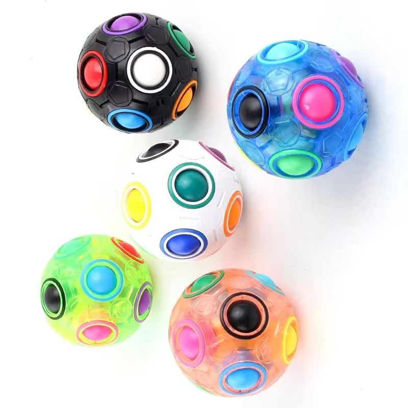 Balle de puzzle magique arc-en - Brain Teaser Cube avis et prix