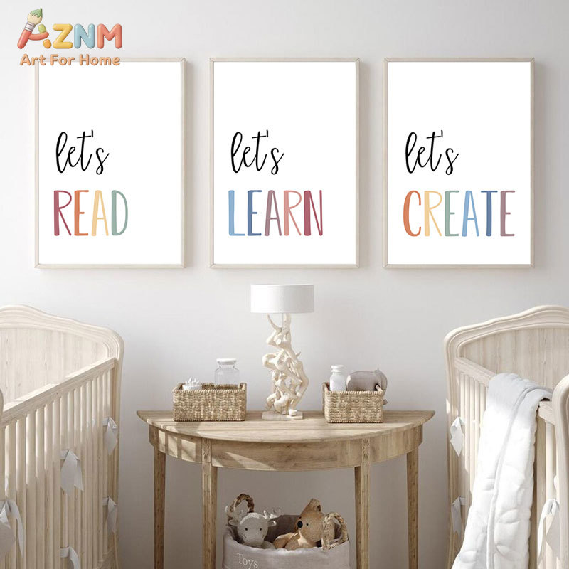 AZNM Let's Read Learn Create C - Kids Education Quote avis et prix