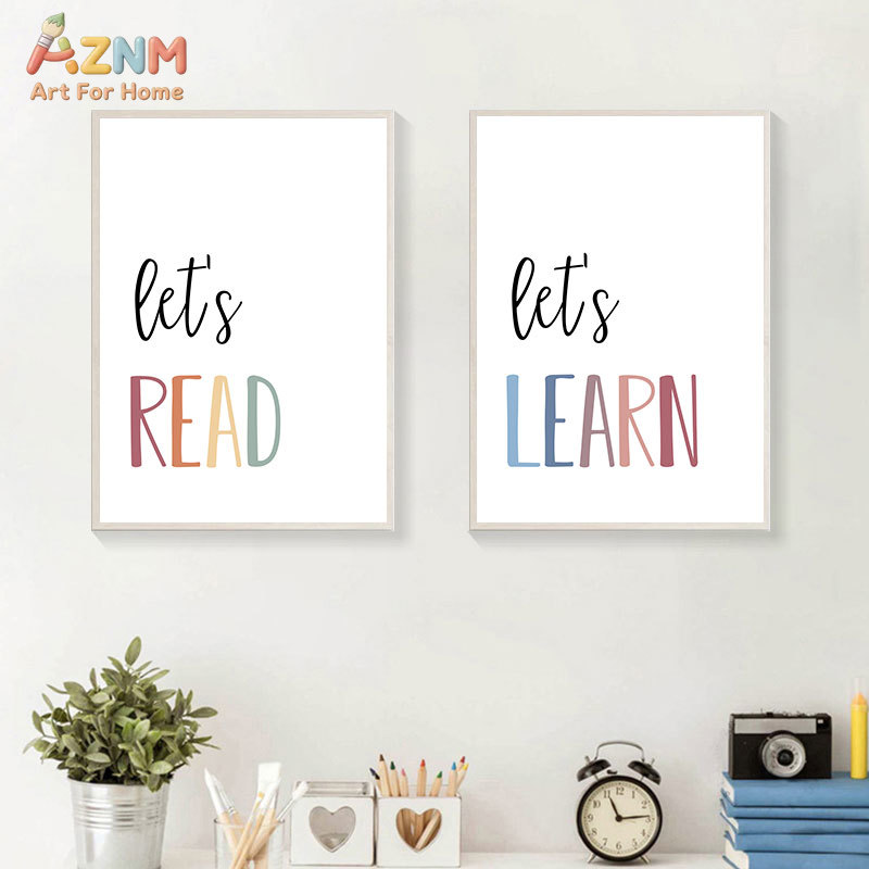 AZNM Let's Read Learn Create C - Kids Education Quote avis et prix