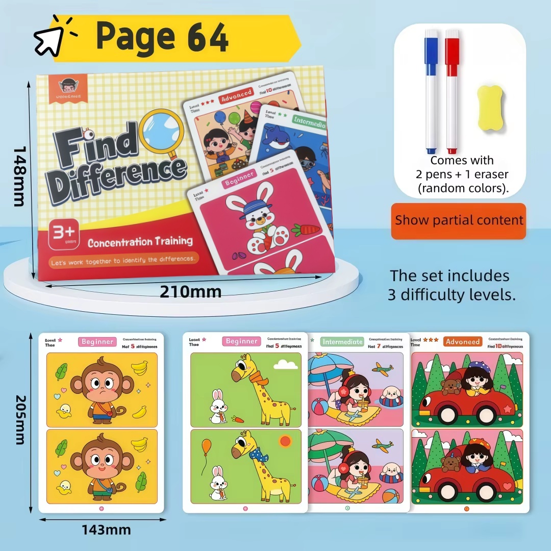 Trouver des différences Jeu de - Kids Education Level avis et prix