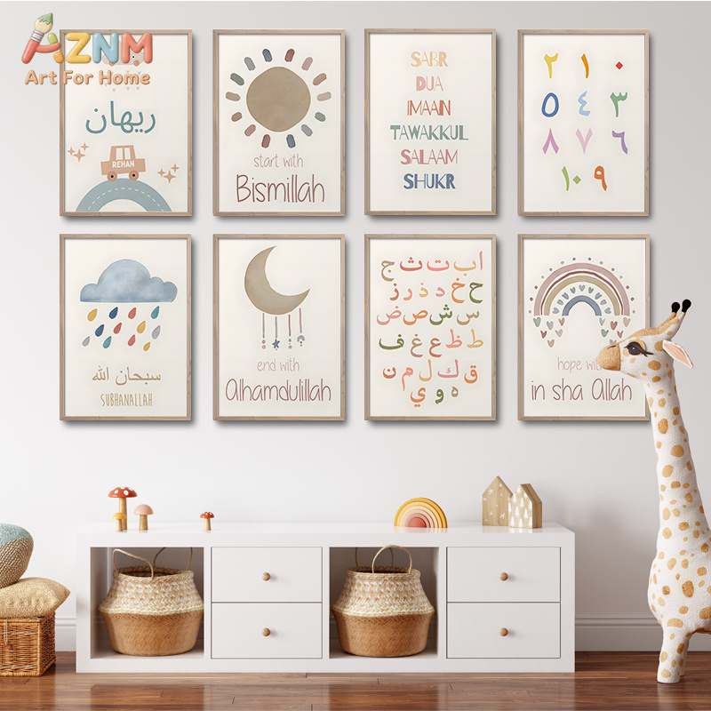 AZNM Affiche sur toile avec ci - Kids Education Quote avis et prix