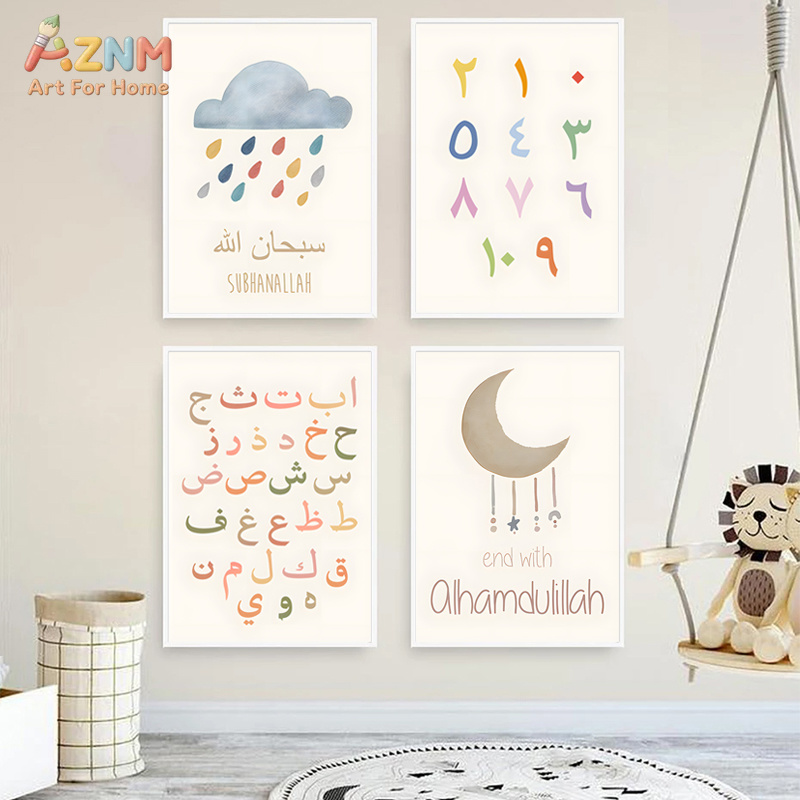 AZNM Affiche sur toile avec ci - Kids Education Quote avis et prix