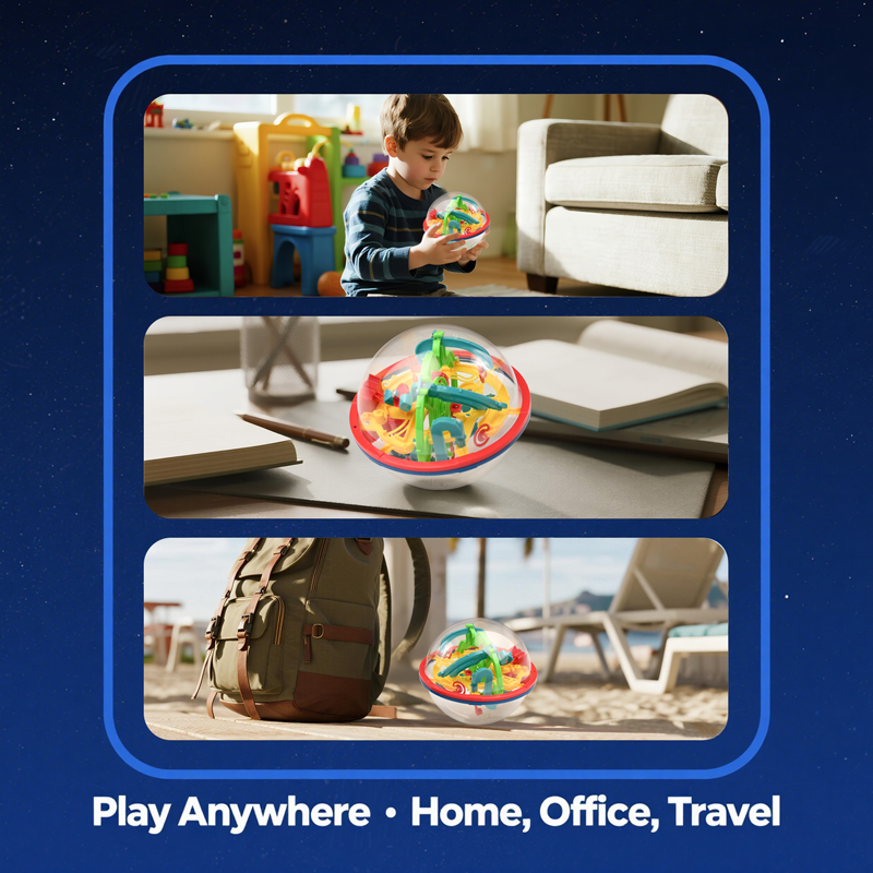 Boule magique 3D labyrinthe ca - Educational Globe For Kids avis et prix