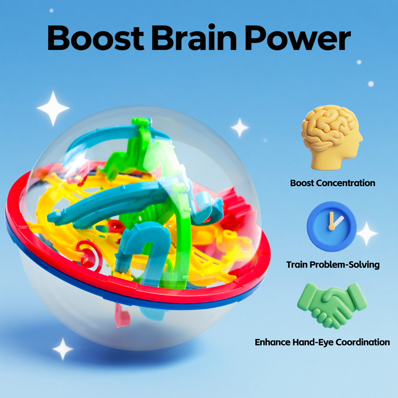 Boule magique 3D labyrinthe ca - Educational Globe For Kids avis et prix