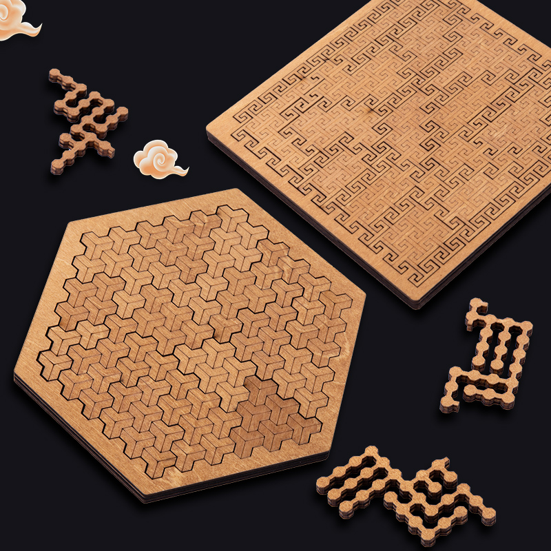 Puzzle Impossible en bois IQ p - Brain Teaser Cube avis et prix