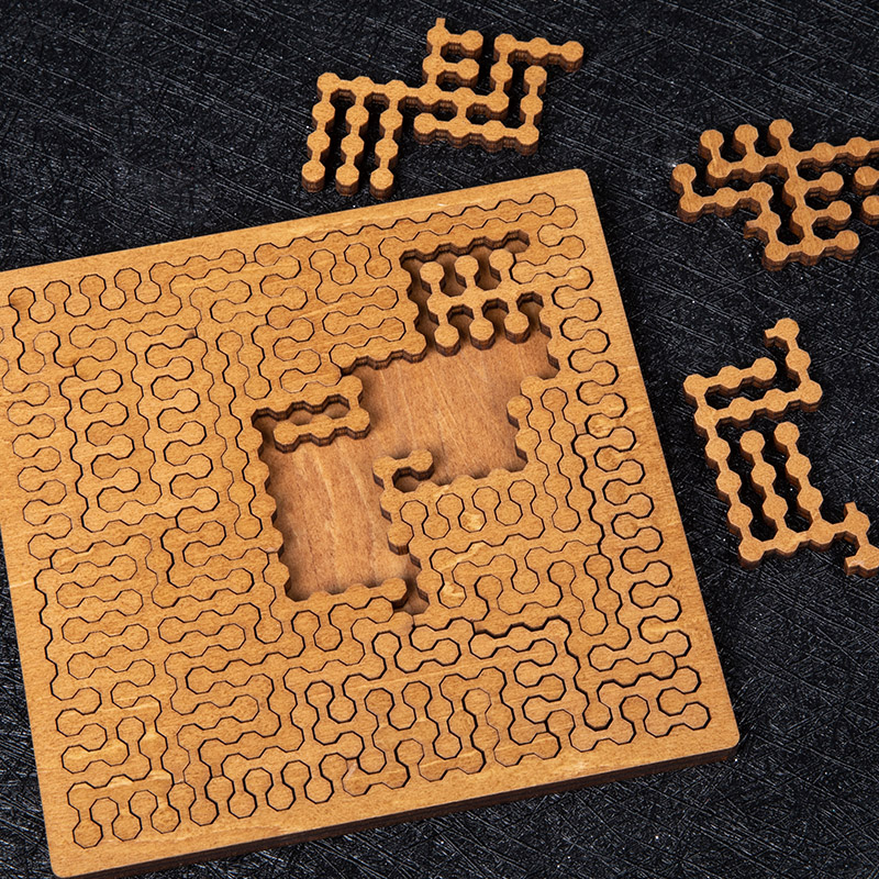 Puzzle Impossible en bois IQ p - Brain Teaser Cube avis et prix