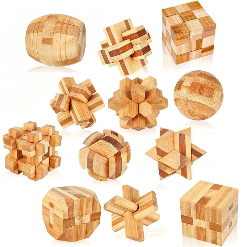 NOUVEAU Casse-tête Lu Ban Lock - Brain Teaser Cube avis et prix