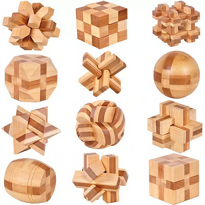 NOUVEAU Casse-tête Lu Ban Lock - Brain Teaser Cube avis et prix