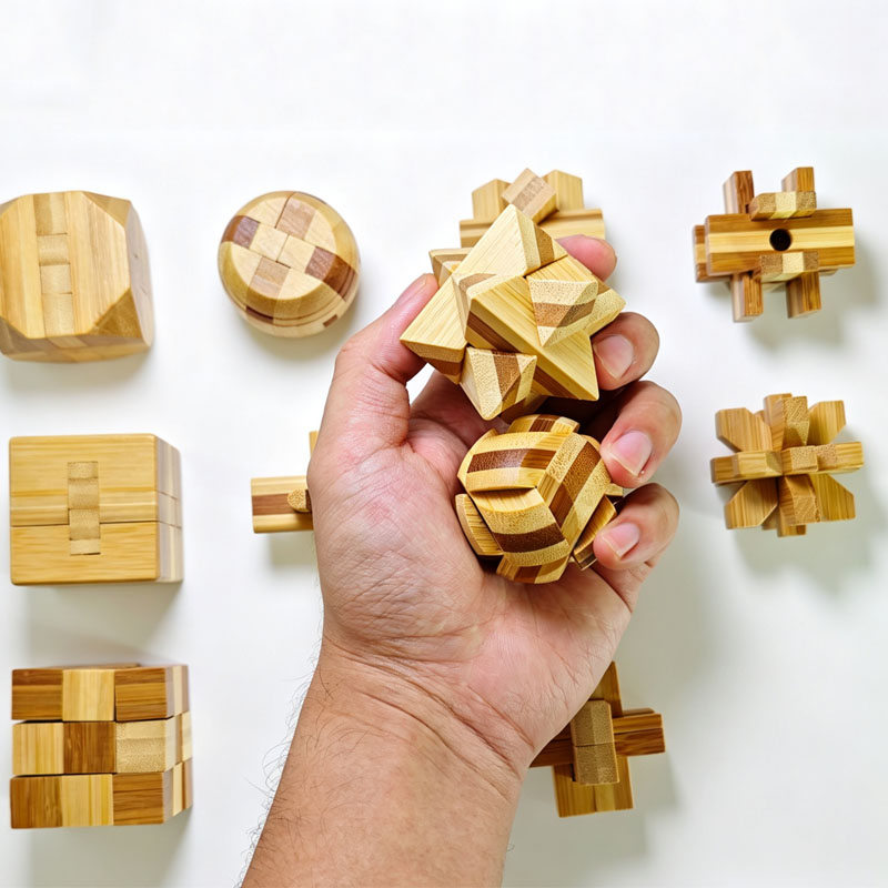 NOUVEAU Casse-tête Lu Ban Lock - Brain Teaser Cube avis et prix