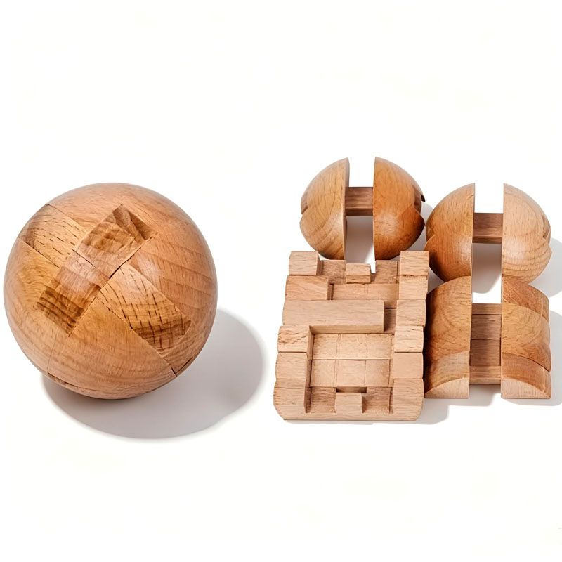 Jeu de puzzle en bois classiqu - Brain Teaser Cube avis et prix