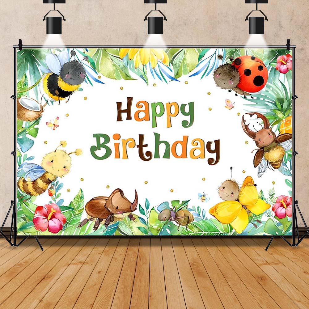 Dessin animé insecte fête éduc - Kids Education Background avis et prix