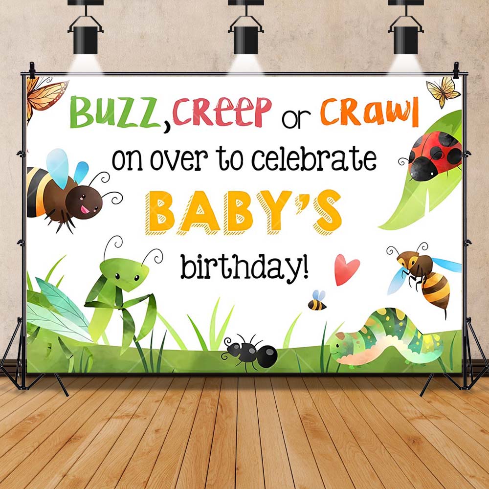 Dessin animé insecte fête éduc - Kids Education Background avis et prix