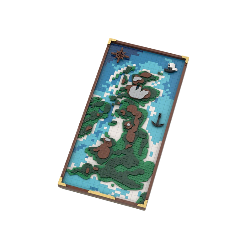 1509 pièces MOC Carte topograp - Kingdom Kids Education avis et prix