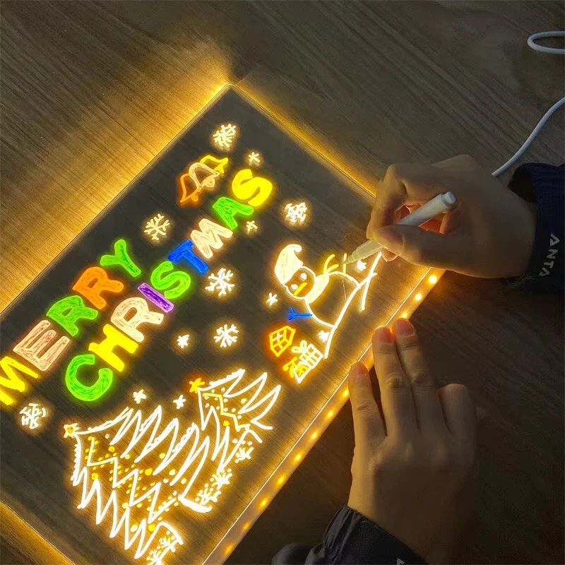 Tableau de dessin lumineux pou - Kids Education Board avis et prix