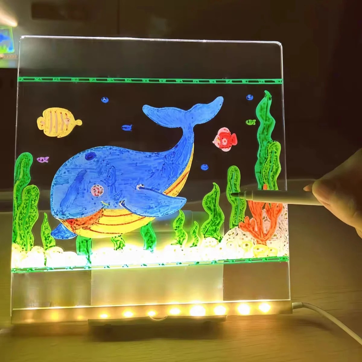 Tableau de dessin lumineux pou - Kids Education Board avis et prix
