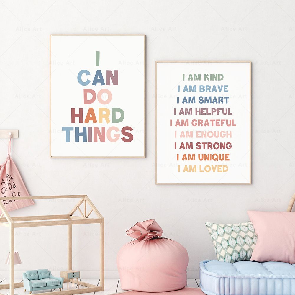 Affiches d'affirmations pour c - Kids Education Quote avis et prix
