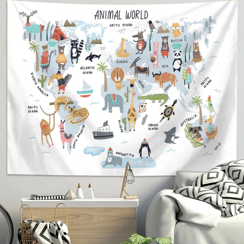 Tapisserie murale en polyester - Kids Education Background avis et prix