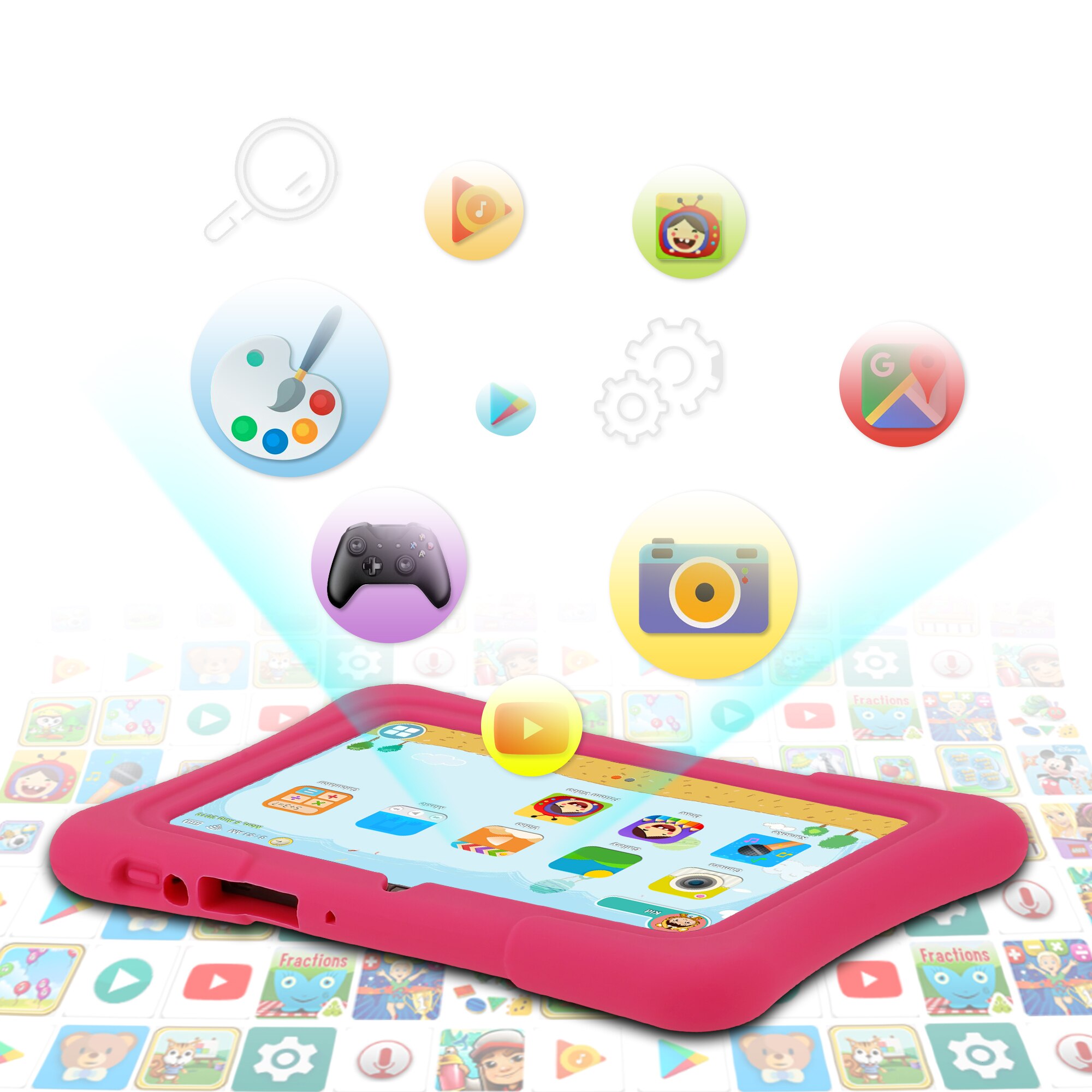 Tablette pour enfants PRITOM 7 - Kids Education Software For Pc avis et prix