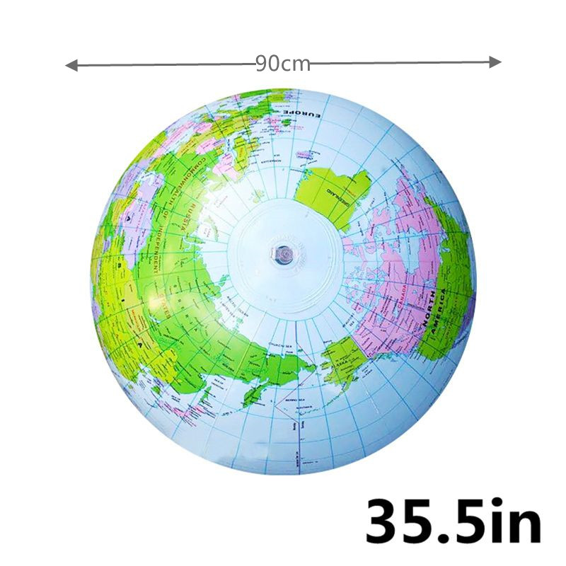 Globe Gonflable de 90cm avec C - Educational Globe For Kids avis et prix