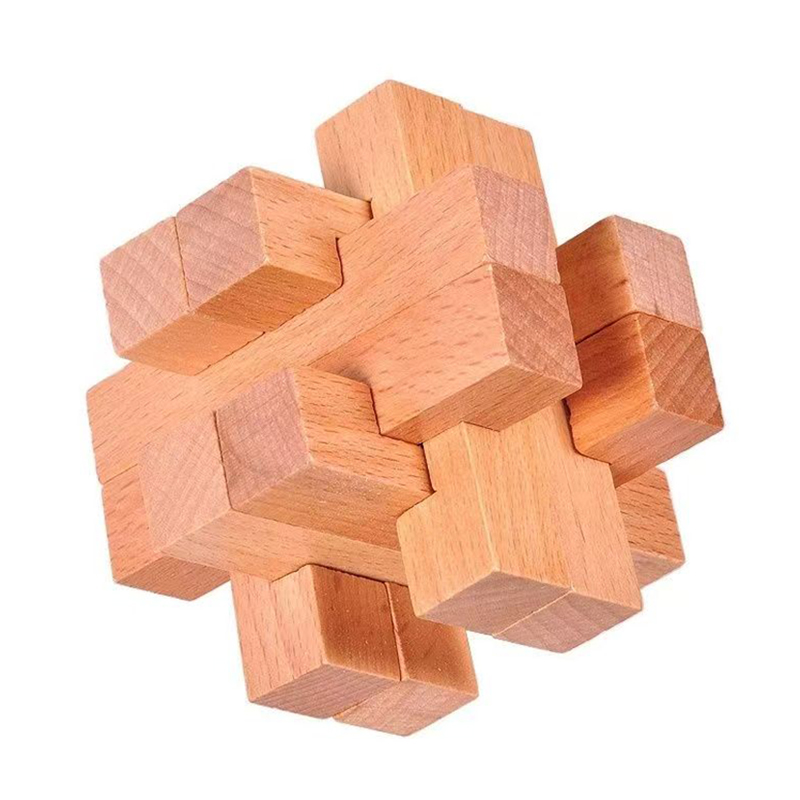 Casse-tête en bois pour adulte - Brain Teaser Cube avis et prix