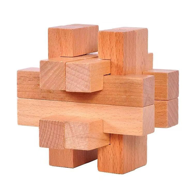 Casse-tête en bois pour adulte - Brain Teaser Cube avis et prix