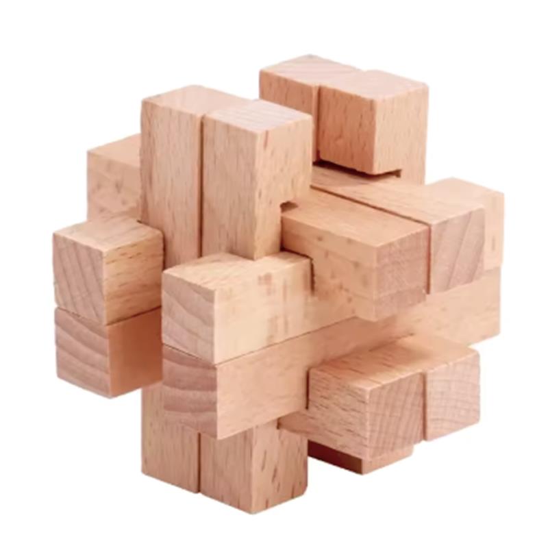 Casse-tête en bois pour adulte - Brain Teaser Cube avis et prix
