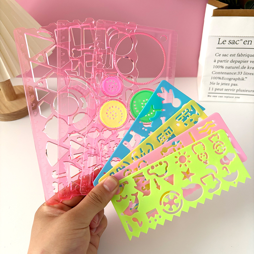 Ensemble de pochoirs de dessin - Kids Education Template avis et prix