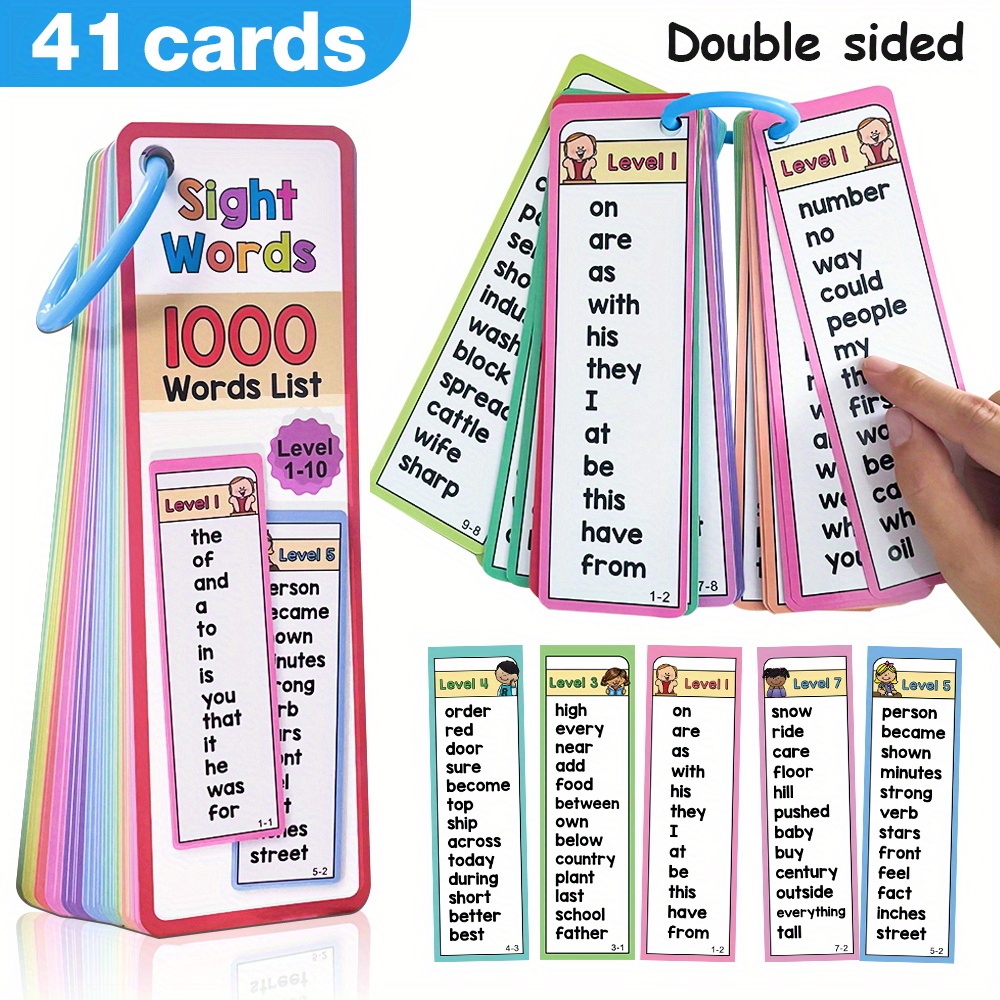 Cartes Flash de 1000 mots de v - Kids Education Level avis et prix